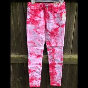 Aeropostal Ashley Ultra Skinny Jeans Tie-dye Y2K